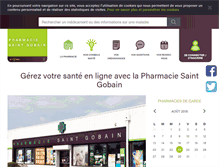Tablet Screenshot of pharmacie-saint-gobain-chalette.giropharm.fr