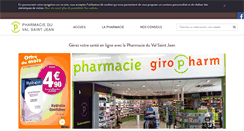 Desktop Screenshot of pharmacie-du-val-saint-jean-saint-lo.giropharm.fr